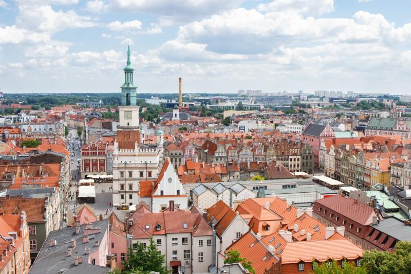 panorama poznańskiego Starego Miasta